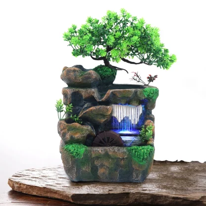 DreamMill™ stolní LED fontána s vodním mlýnem