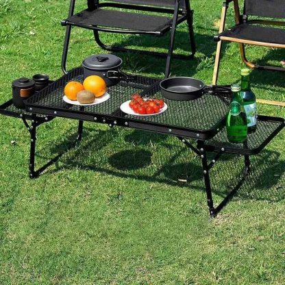 CampMax™ Skládací venkovní síťovaný stůl