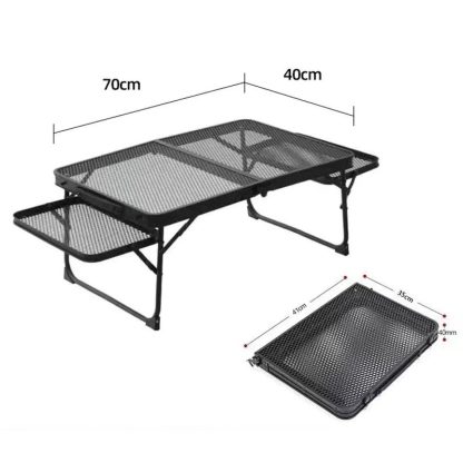 CampMax™ Skládací venkovní síťovaný stůl