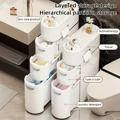 StoreLux™ Luxusní úložný regál pro mezery mezi nábytkem - 4 úrovně-middle
