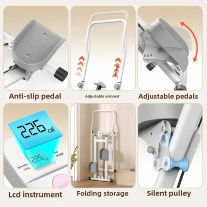 StepFIT™ schodový stepper s madlem-middle