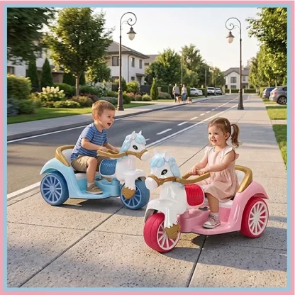 RoyalRide™ trăsură electrică cu cai pentru copii