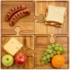 PuzzleTray™ set de tăvi din lemn pentru servire