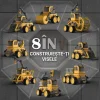 MagnaFleet™ 8 în 1 cutie de asamblare cu plăci magnetice