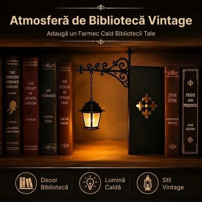 ShelfWisp™ lanternă fantomă pentru bibliotecă – 2 buc.