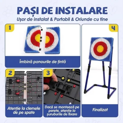 AimStrike™ joc de aruncat cu topor și șuriken pentru copii