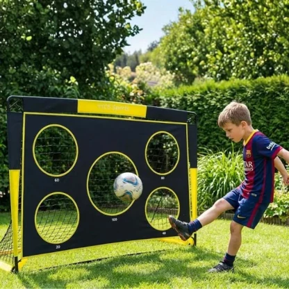 SoccerShot™ poartă de fotbal pentru copii cu țintă
