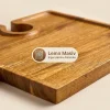 PuzzleTray™ set de tăvi din lemn pentru servire