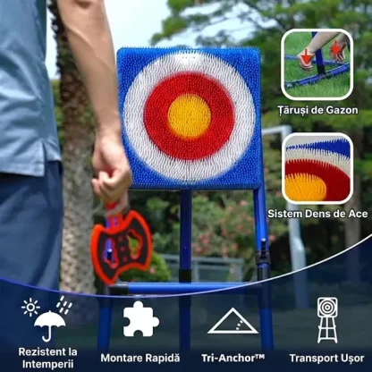 AimStrike™ joc de aruncat cu topor și șuriken pentru copii