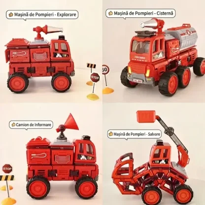 MagnaFleet™ 8 în 1 cutie de asamblare cu plăci magnetice