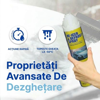 IceDeFro™ spray degivrant și dezghețant (450 ml)