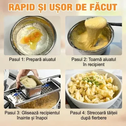 SpaetzlePro™ presă din oțel inoxidabil pentru spätzle/găluște