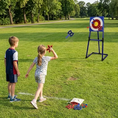 AimStrike™ joc de aruncat cu topor și șuriken pentru copii