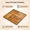 PuzzleTray™ set de tăvi din lemn pentru servire-middle