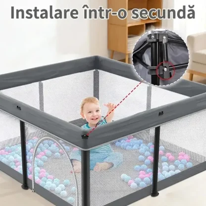 NestPlay™ țarc de joacă pliabil pentru bebeluși (127 x 127 cm)-middle