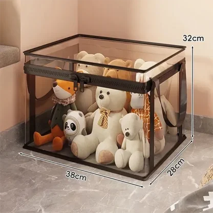 SpacePack™ pungi de depozitare din plastic transparent cu fermoar – 3 buc-middle