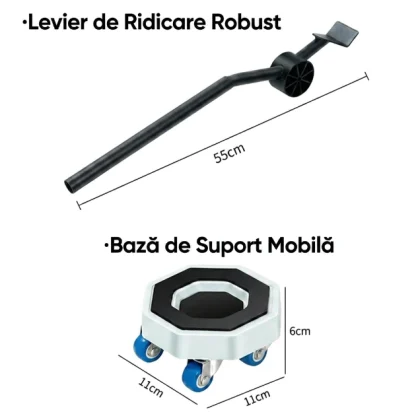 FurnyFlex™ set de rotile pentru transport mobilier-middle