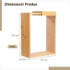 ClearGrain™ borcan de depozitare din lemn și acril (3 buc)-middle