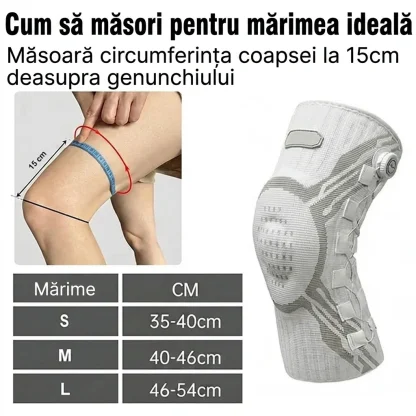 Athlexa™ brățări pentru genunchi cu compresie ajustabilă – 2 bucăți-middle