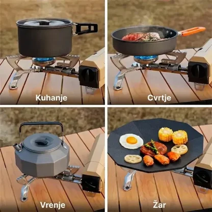 FlameGo™ prenosni zložljivi plinski kuhalnik