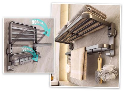 Zložljiva kopalniška polica BathLux™