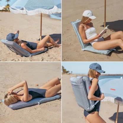 BECHAIR™ zložljiv oblazinjen plažni naslon