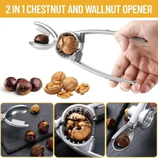 NutCracker™ 2 v 1 odpirač za kostanj in orehe