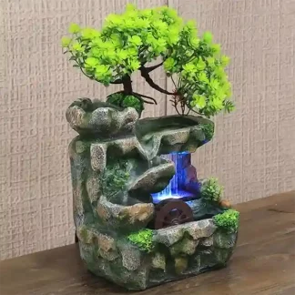 DreamMill™ namizna LED fontana z mlinskim kolesom