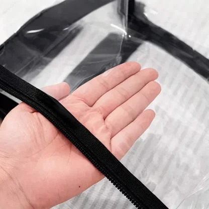 SpacePack™ prozorne plastične vrečke za shranjevanje z zadrgo – 3 kosi
