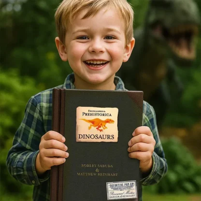 DinoPop™ 3D pop-up enciklopedija dinozavrov