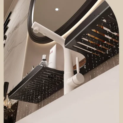 TapRack™ stensko stojalo nad pipo s priseskom