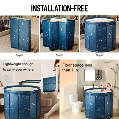 FoldTub™ zložljiva prenosna izolirana kad