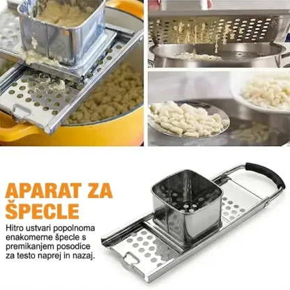 SpaetzlePro™ stiskalnica za špecle iz nerjavečega jekla
