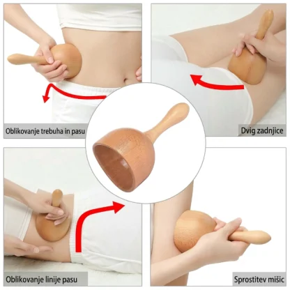 CelluShape™ komplet pripomočkov za limfno masažo (4 kosi)