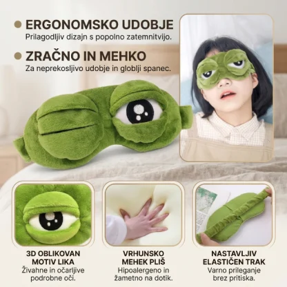 DreamToad™ maska za spanje v obliki žabjih oči
