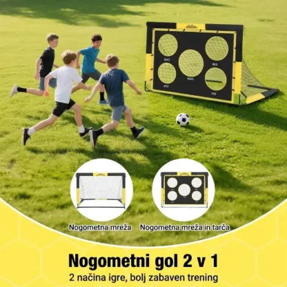 SoccerShot™ otroški nogometni gol s tarčo