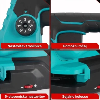 SpreadFlow™ akumulatorski trosilnik semen in soli