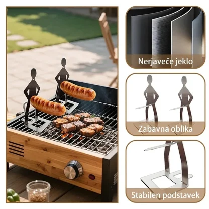 GrillBoyz™ zabavna držala za žar klobase – 3 kos-middle