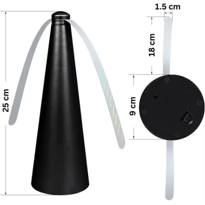 Namizni ventilator FlyAway™ za odganjanje muh - 2 paketa-middle