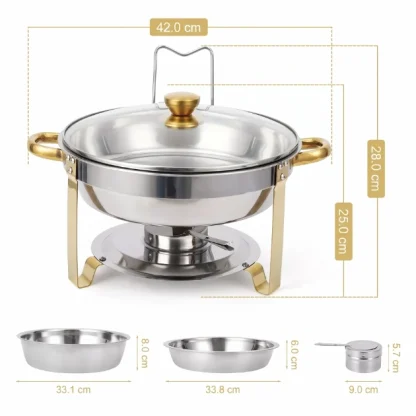 DineLux™ grelna posoda 4,5L-middle