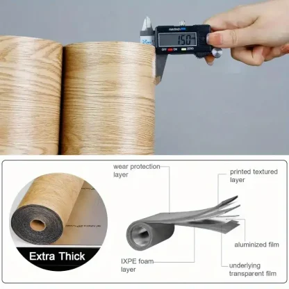 LamiLux™ ojačane samolepilne laminatne talne obloge - 10m rola (6m²)-middle