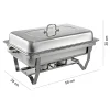BuffetPro™ grelna posoda z dvema predeloma-middle
