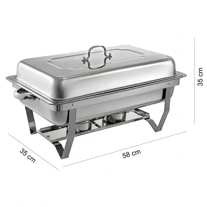 BuffetPro™ grelna posoda z dvema predeloma-middle