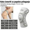 Athlexa™ nastavljive kompresijske opornice za kolena z gumbom – 2 kos-middle
