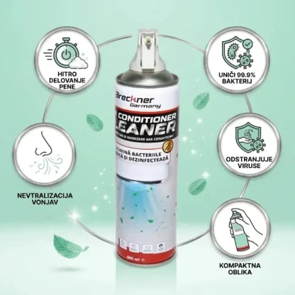 CoolFoam™ pena za čiščenje in razkuževanje klimatskih naprav 500 ml-middle
